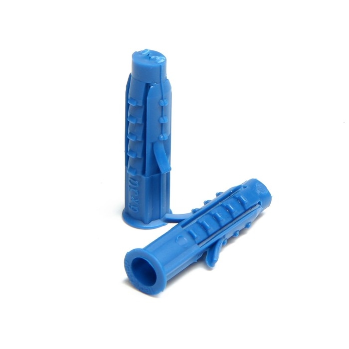 Дюбель "СТРОЙБАТ", тип "Еж", распорный, полипропиленовый, 6х30 мм, 100 шт