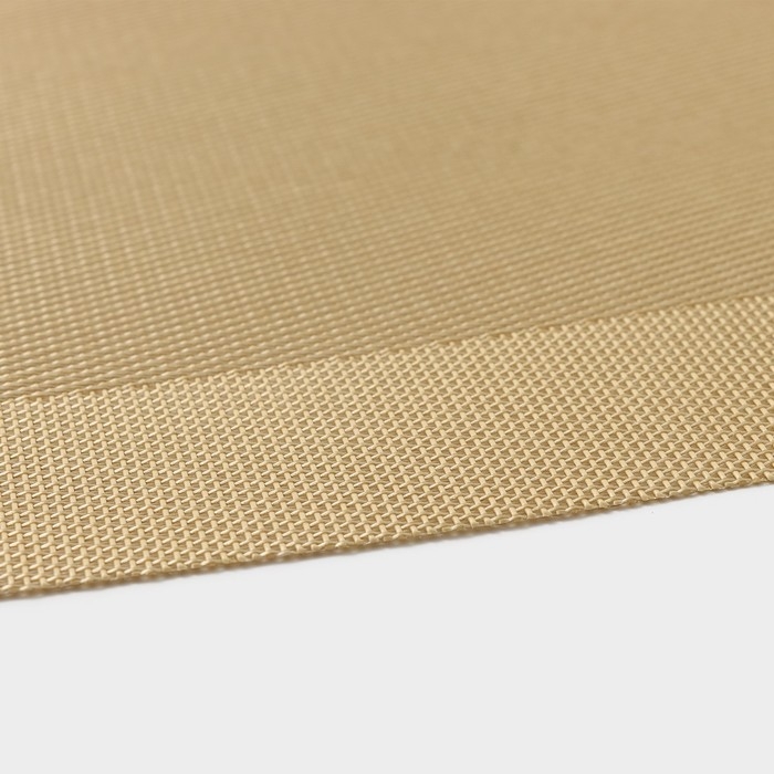 Салфетки сервировочные на стол Доляна &laquo;Шахматы&raquo;, 45&times;30 см, 4 шт, цвет карамельный