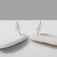 Серьги пластик &laquo;Семечки&raquo;, цвет чёрно-белый