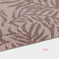 Салфетка сервировочная на стол Доляна &laquo;Тропические листья&raquo;, 45&times;30 см, цвет бежевый