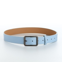 Ремень женский, ширина 3,5 см, цвет голубой