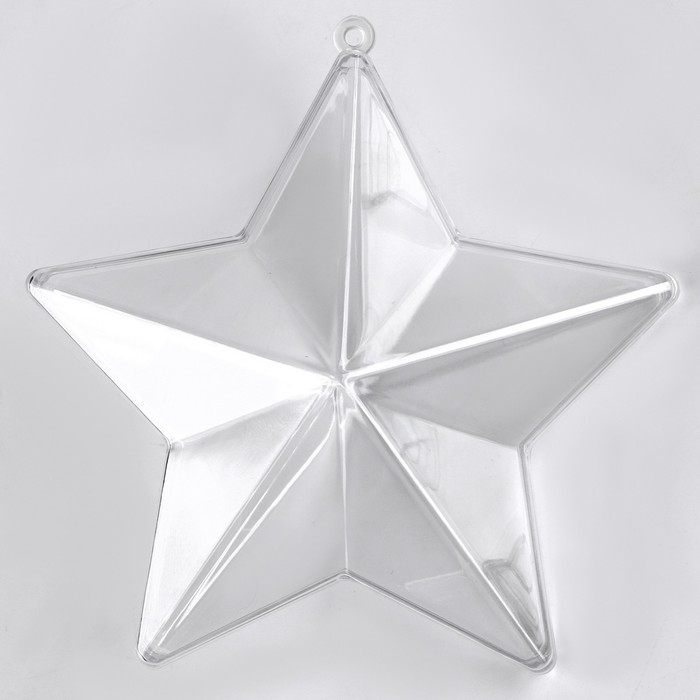 Заготовка - подвеска, раздельные части &laquo;Звёздочка&raquo;, размер собранной: 10 см