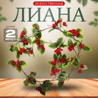 Лиана с ягодками &laquo;Сказка&raquo;, 200 &times; 17 &times; 14 см