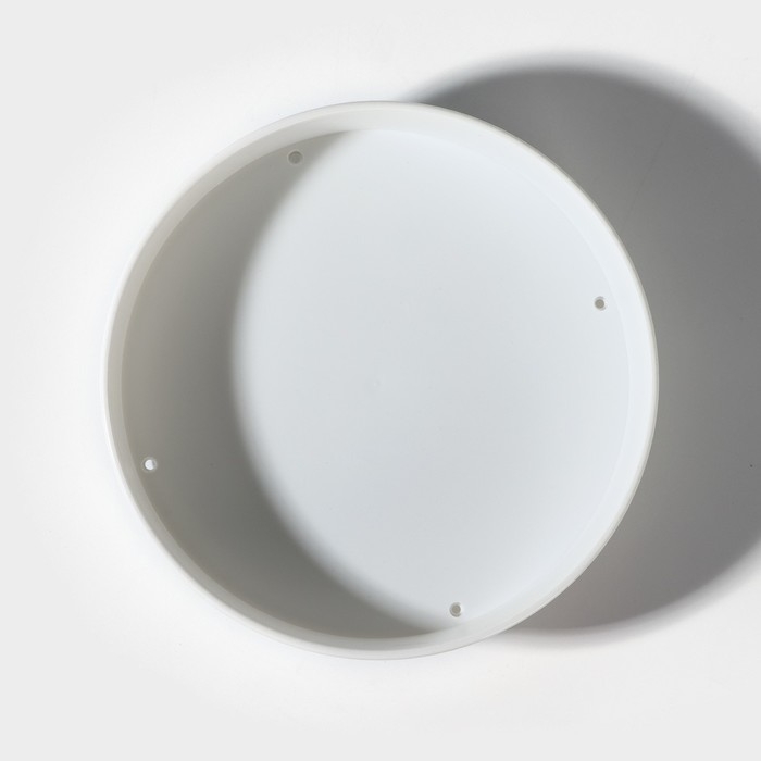 Органайзер для специй вращающийся, 4 ячейки, 2-х ярусный, 23&times;13,5 см, цвет белый