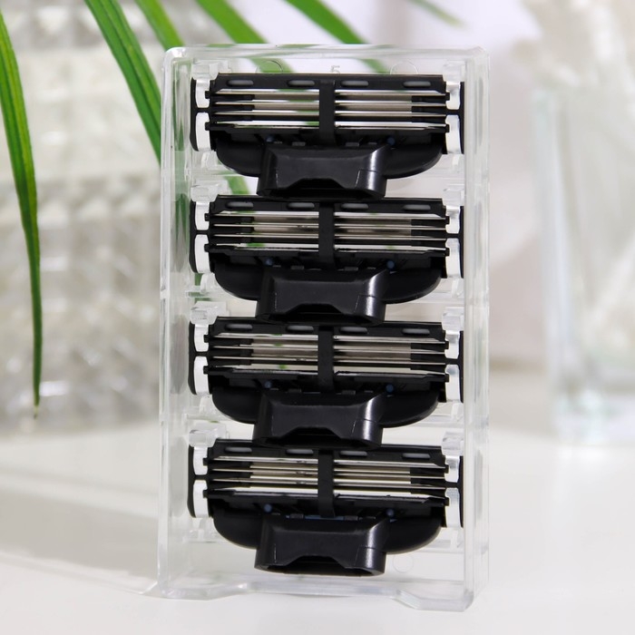 Сменные кассеты для бритья, 8 шт, совместимы с Gillette Mach3 Сменные кассеты для бритья, 8 шт, совместимы с Gillette Mach3