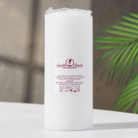 Свеча - цилиндр, 7х17 см, 50 ч, 515 г, белая