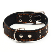 Ошейник кожаный тисненый однослойный, безразмерный, 74 х 4,5 см, ОШ 35-65 см, микс цветов Ошейник кожаный тисненый однослойный, безразмерный, 74 х 4,5 см, ОШ 35-65 см, микс цветов