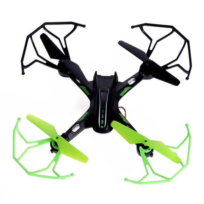 Квадрокоптер DH-X11DW, камера 0,3 Mpx, передача изображения на смартфон, Wi-Fi, барометр, цвет чёрно-зелёный