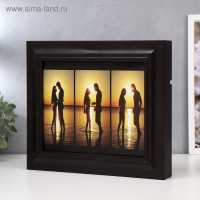 Ключница "Влюбленная пара" Венге 26,5х31,5х4,5 см Ключница "Влюбленная пара" Венге 26,5х31,5х4,5 см