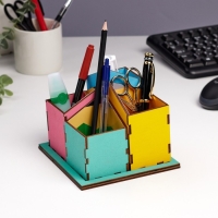 Органайзер для канцелярии "Карандаши" 15,5х15,5х13,5 см Органайзер для канцелярии "Карандаши" 15,5х15,5х13,5 см