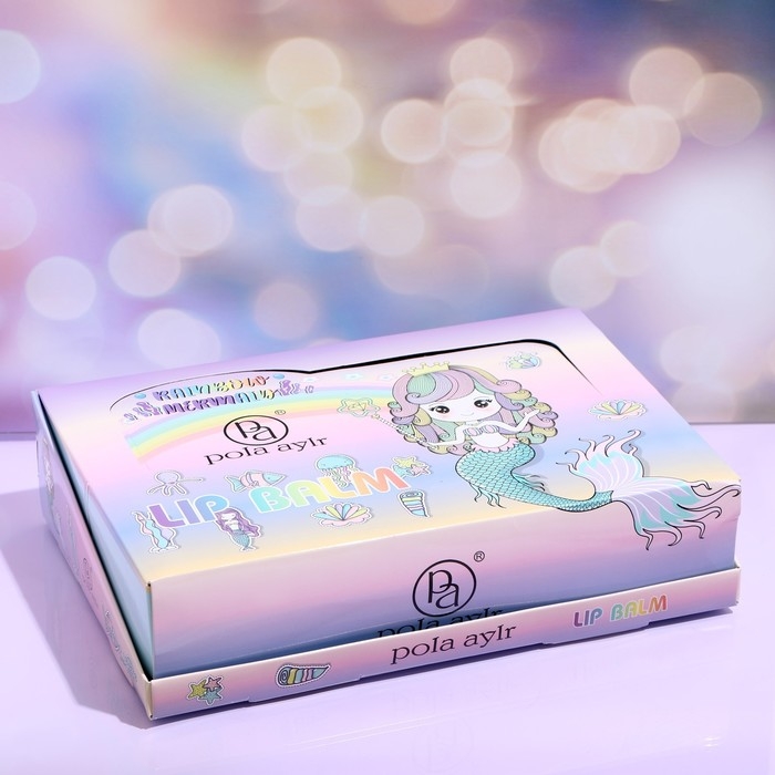 Бальзам для губ &laquo;Морской хвостик&raquo;, микс цветов и запахов