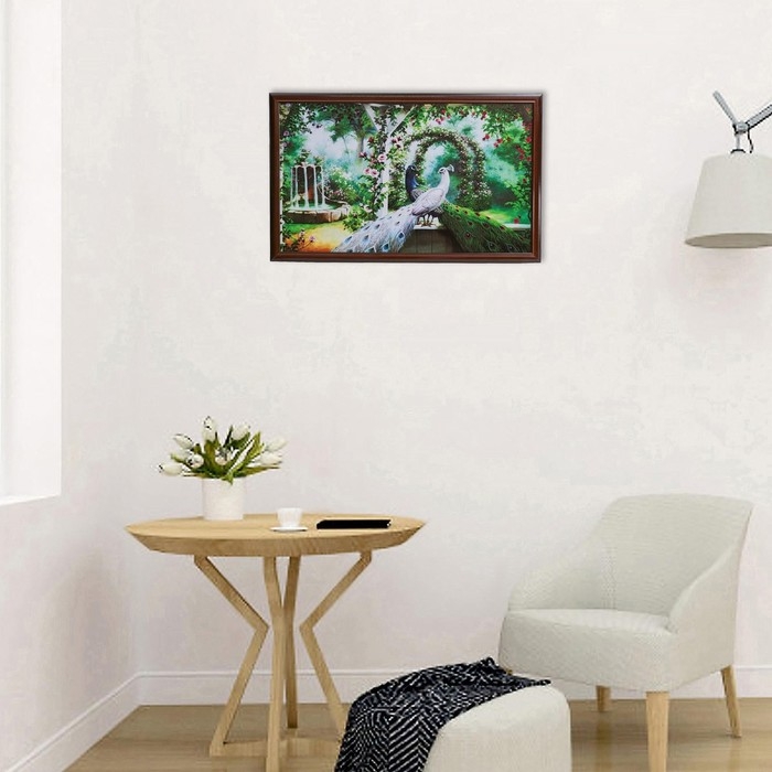 Картина Картина "Два Павлина" 66х106см