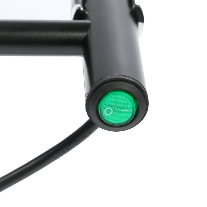 Полотенцесушитель электрический ТЕРА Полотенцесушитель электрический ТЕРА "Классика", 400х600 мм, 4 перекладины, черный