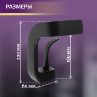 Смеситель для раковины ZEIN Z3811, дизайнерский, однорычажный, картридж 35 мм, черный Смеситель для раковины ZEIN Z3811, дизайнерский, однорычажный, картридж 35 мм, черный