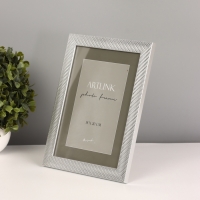 Фоторамка пластик "Lucy" 15х20 см, серебро