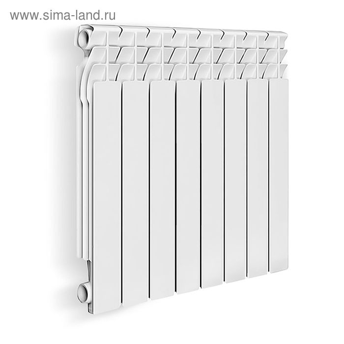 Радиатор алюминиевый Oasis, 500 х 70 мм, 8 секций Радиатор алюминиевый Oasis, 500 х 70 мм, 8 секций