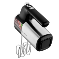 Миксер BRAYER 1302BR, ручной, 800 Вт, 5 скоростей, 2 насадки, чёрно-серый Миксер BRAYER 1302BR, ручной, 800 Вт, 5 скоростей, 2 насадки, чёрно-серый