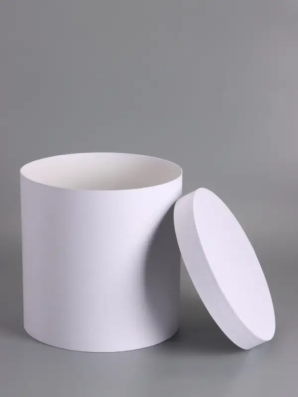 Шляпная коробка белая, 30 х 30 см