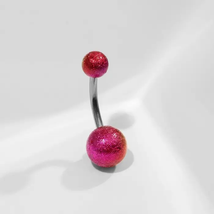 Пирсинг в пупок &laquo;Планета&raquo;, штанга L=1 см, МИКС в серебре (неделимая фасовка 12 шт., цена за шт.)