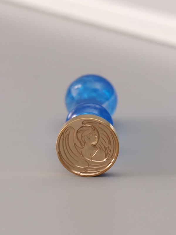 Сургучный набор "Ангел" печать, ручка, сургуч 12,5х10х3,6 см