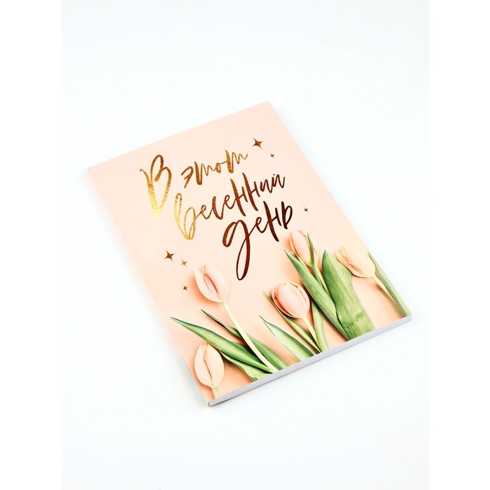 Набор ежедневников А5, 80 л. В мягкой обложке. 3 шт "В этот весенний день"