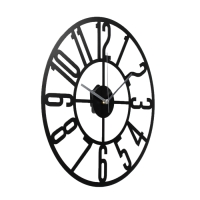 Часы настенные из металла "Лофт-2", бесшумные, d-40 см, АА Часы настенные из металла "Лофт-2", бесшумные, d-40 см, АА