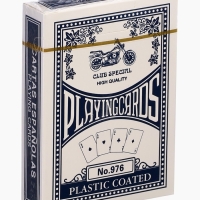 Карты игральные 54 шт "Мотоцикл", карта 6.2 х 8.7 см, синяя рубашка, 280 г