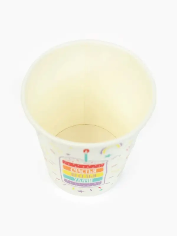 Стакан одноразовый бумажный &laquo;Счастья, веселья, удачи&raquo;, 250 мл