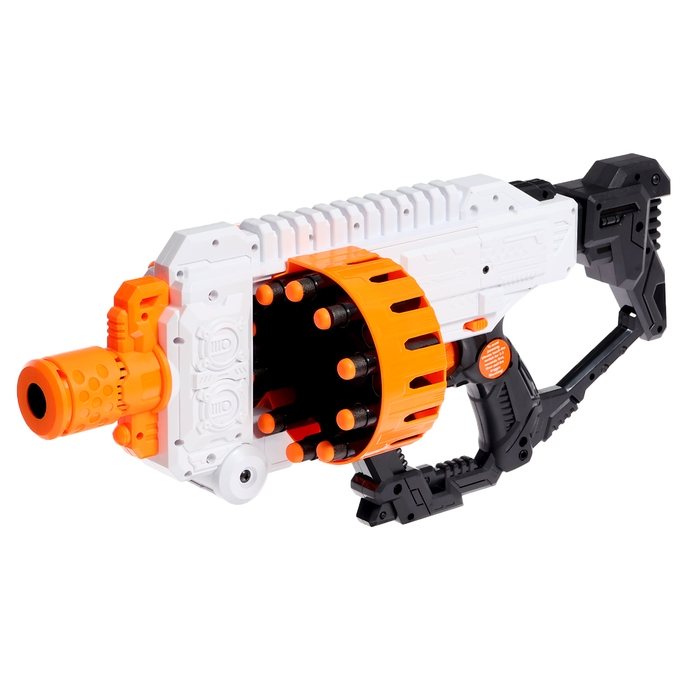 Бластер «Fast»,стреляет мягкими пулями, работает от батареек Бластер «Fast»,стреляет мягкими пулями, работает от батареек