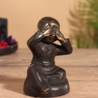 Сувенир бронза "Монах" 6х6х9 см