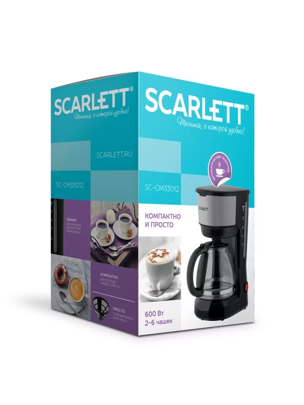 Кофеварка капельная электрическая SC-CM33012