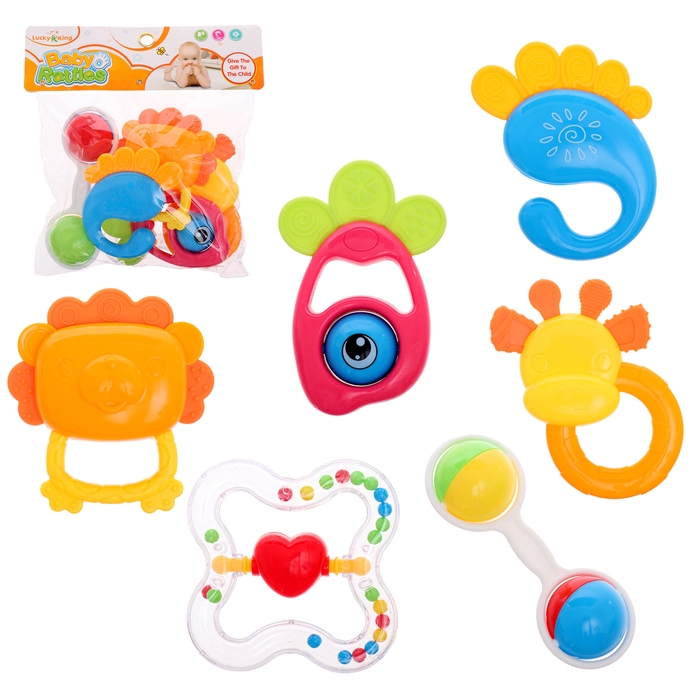 Набор погремушек &laquo;Любимый малыш&raquo;, 6 шт