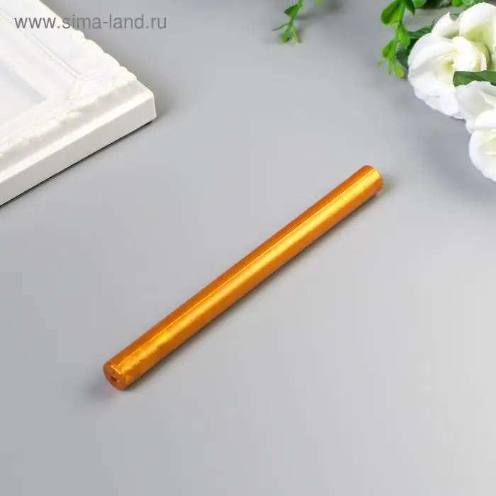 Сургуч для печати стержень "Золотой" блеск 13,2х1,1 см
