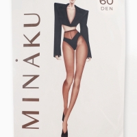 Колготки женские MINAKU, цвет черный, размер 3/M