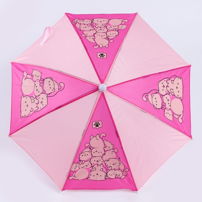 Зонт детский &laquo;Милые котики&raquo;, d=52см
