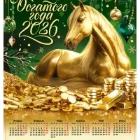 Календарь &laquo;Богатого года 2026&raquo;, А2