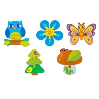 Головоломка пазл из крупных деталей «Лесные животные» Головоломка пазл из крупных деталей «Лесные животные»