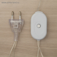 Светодиодная фигура &laquo;Снеговик-фигурист&raquo; 20 &times; 29 &times; 17 см, акрил, 24 LED, 220 В, свечение белое