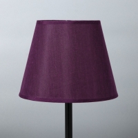 Лампа настольная "Элеонора" 1х15Вт Е27 черный/фиолетовый 22х22х42см RISALUX