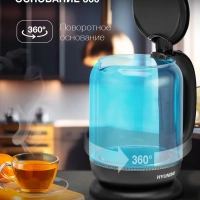 Чайник HYK-G2806 1.7л. 2200Вт голубой