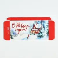 Коробка для шоколада &laquo;Сказка в городе&raquo;, 17 х 8.5 х 1.5 см