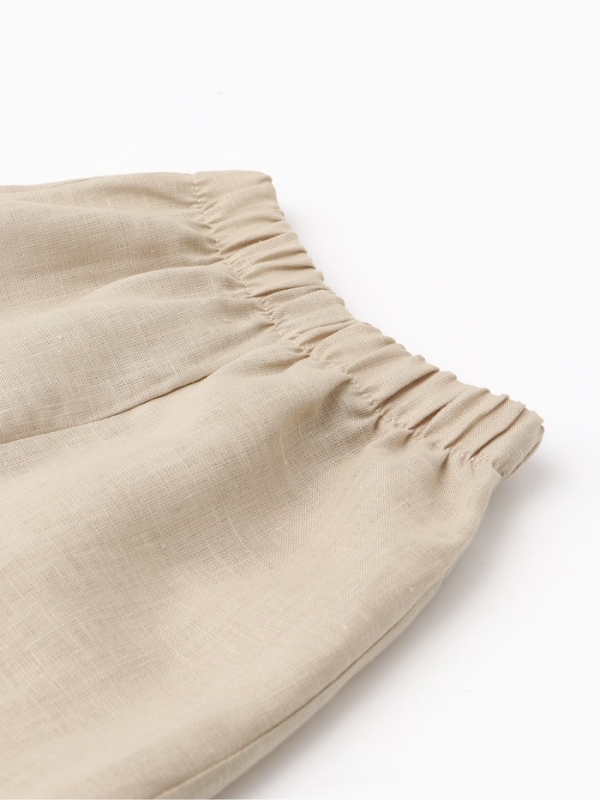 Шорты детские, MINAKU, цвет бежевый, рост 128 см