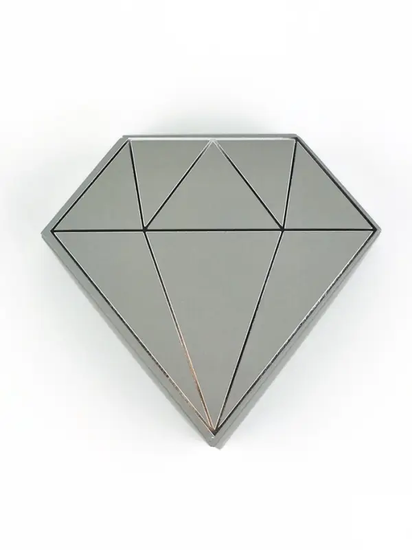 Коробка подарочная под бижутерию &laquo;Серая, тиснение&raquo;, 10 х 9 х 3.5 см