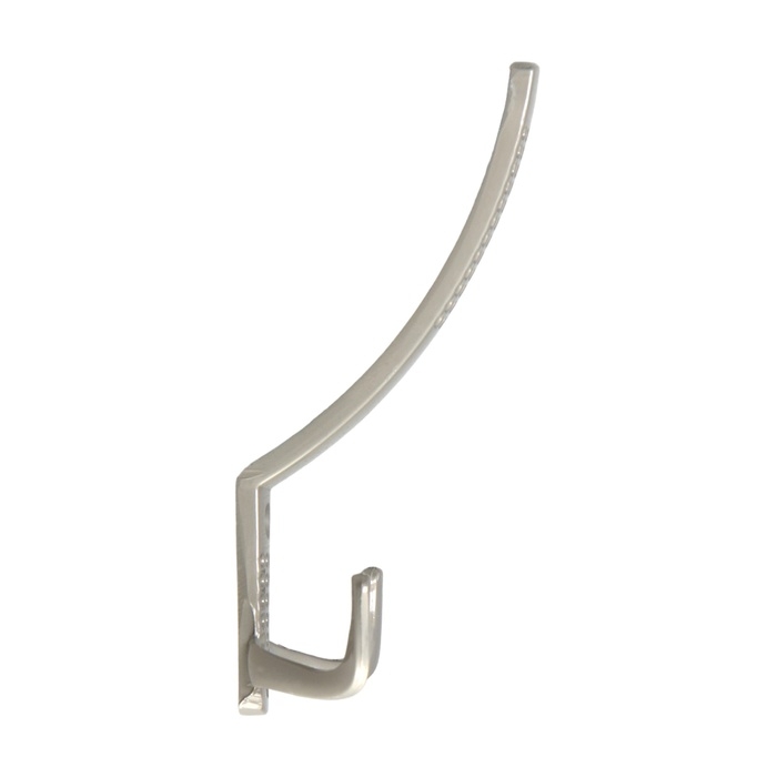 Крючок мебельный ТУНДРА TKT001, трехрожковый, матовый никель, 4 шт TMP