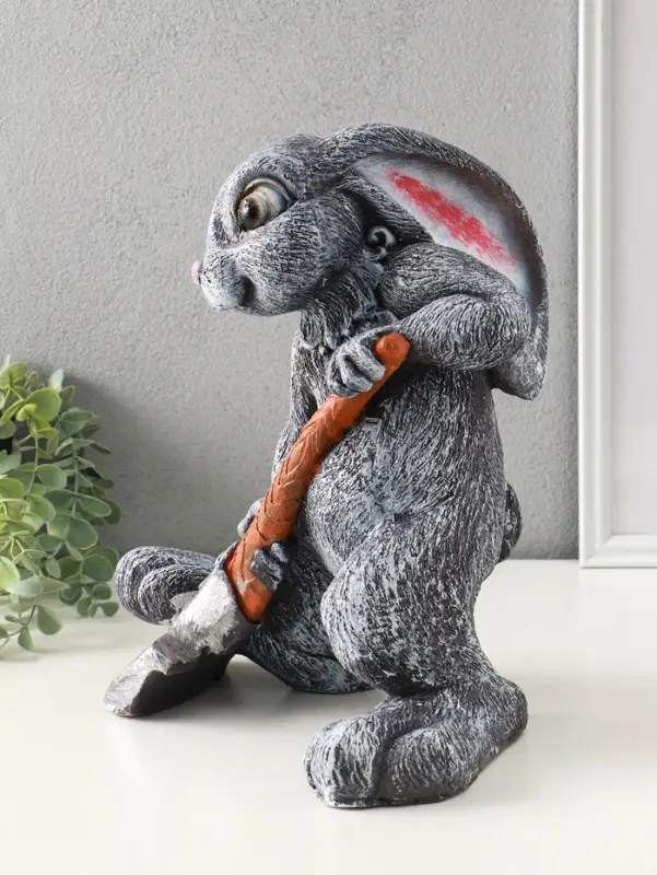 Копилка "Заяц с лопатой" 35х30х18