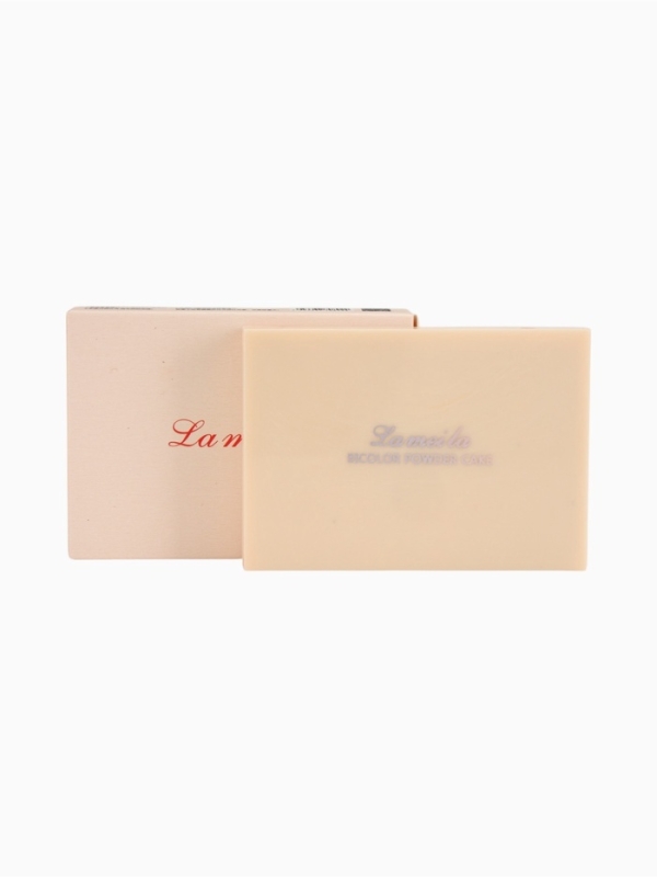 Пудра пресованная двухцветная  LAMEILA тон 1