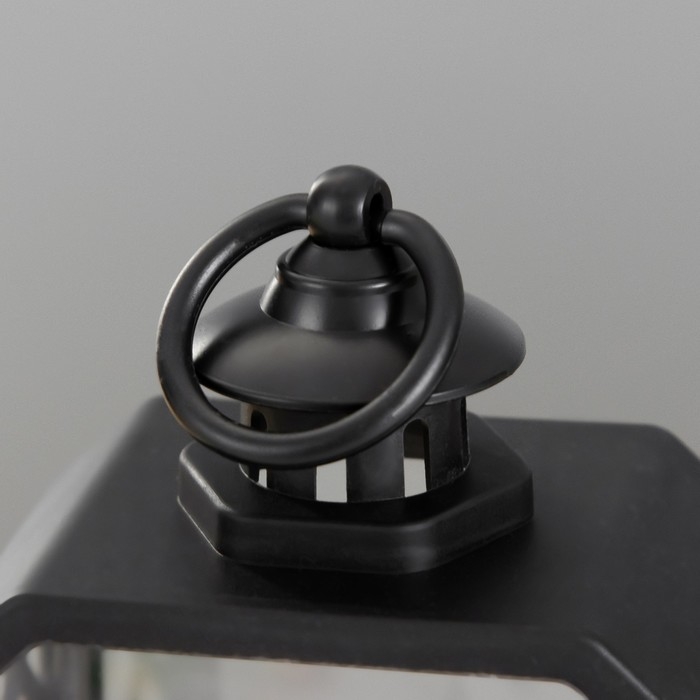 Ночник Ночник "Фонарь малый" LED от батареек 3хLR44 черный 9,5х6,5х15,5 см