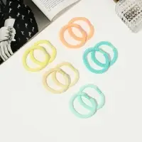 Резинка для волос "Спорт" (набор 2 шт) плетение люкс, 5 см, яркий микс