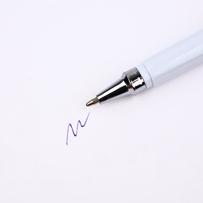 Ручка шариковая синяя паста, с колпачком &laquo;С 8 марта!&raquo; 1,0 мм