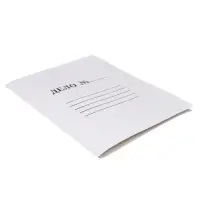 Скоросшиватель Calligrata &laquo;Дело&raquo;, 300 г/м&sup2;, белый, немелованный, до 200 л